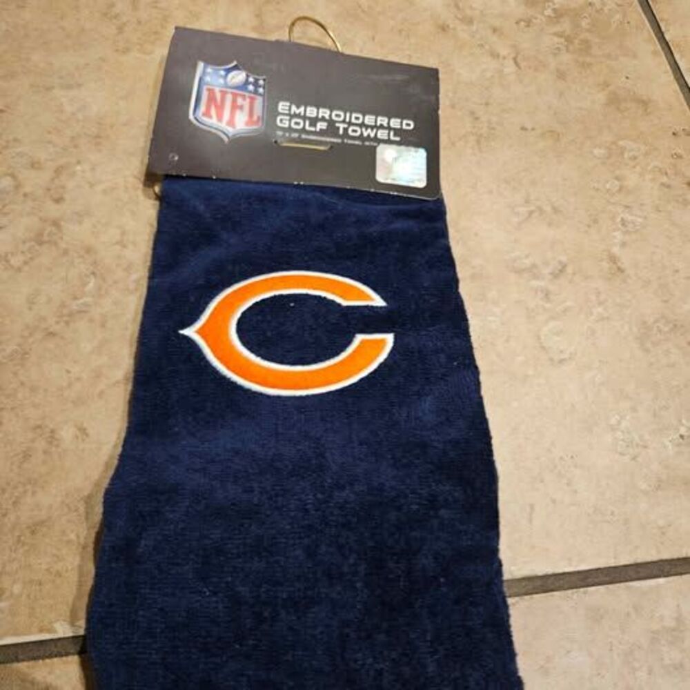 NFL Chicago Bears Embroidered Golf Towel